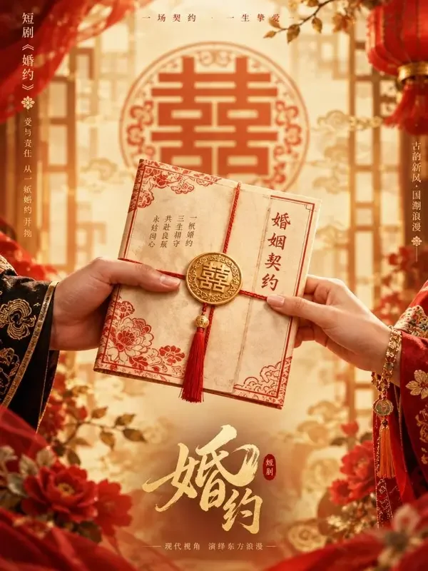 契约爱情一百天 甜宠短剧封面